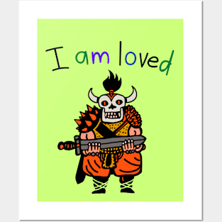 I Am Loved Samurai Warrior Posters and Art